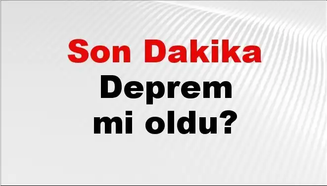Kütahya'da Son Dakika Deprem: Detaylar ve Gelişmeler