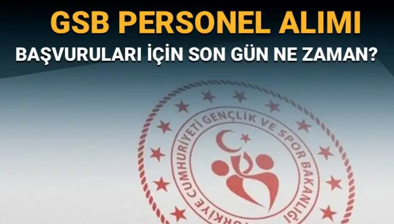 Gençlik ve Spor Bakanlığı Personel Alımı Başvuruları İçin Son Gün Geldi!