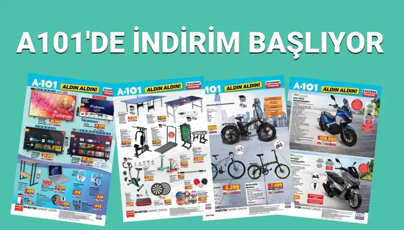 A101'de 12 Haziran 2025 Aktüel Kataloğu: Spor, Oyun ve Teknoloji Ürünleriyle Dolu!