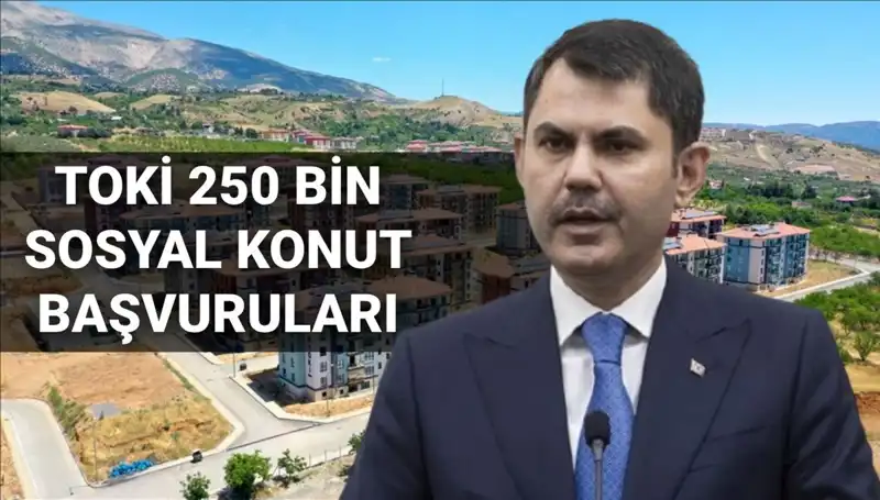 TOKİ 250 Bin Sosyal Konut Başvuruları 2025’te Başlıyor: Tarih ve Detaylar