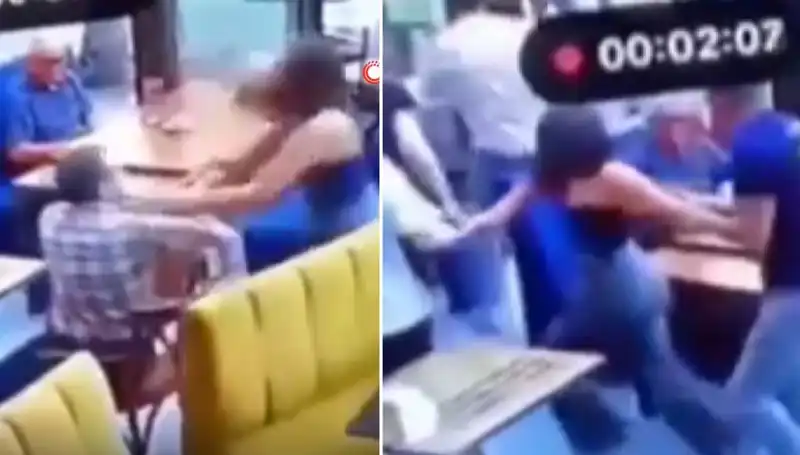 Garsona Tokat Atan Vatandaş, Tekme Tokat Dayak Yedi