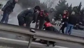 TEM Otoyolu’nda Zincirleme Kaza: Beş Yaralı, Dört Polis Arasında