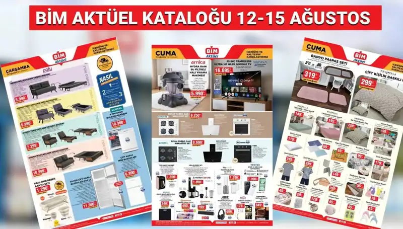 BİM’in 12-15 Ağustos Aktüel Kataloğu: Termos, Drone ve Daha Fazlası!