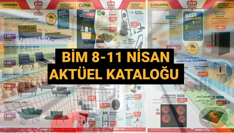 BİM 8-11 Nisan 2025 Aktüel Kataloğu: Yataklı Koltuk ve Daha Fazlası