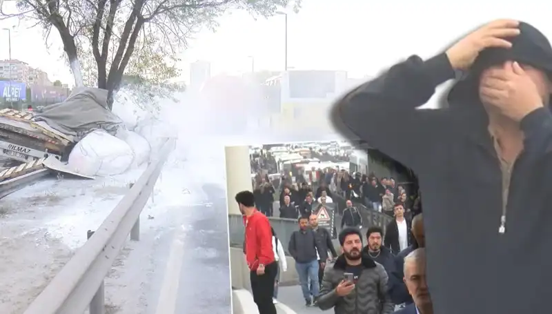 D-100'de Alçı Yüklü TIR Kazası Trafiği Felç Etti!