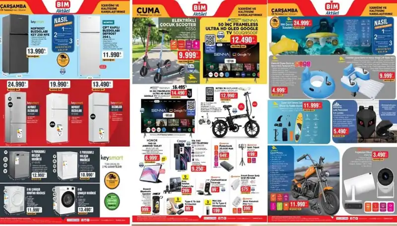 BİM Aktüel Kataloğu 8-11 Temmuz 2025: Heyecan Verici Elektronik Ürünler Kapıda!