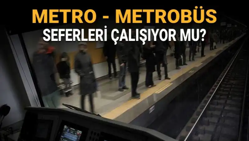 İstanbul'da Bugün Metrobüs ve Metro Durumu: Çalışıyor Mu, Kapalı Mı?