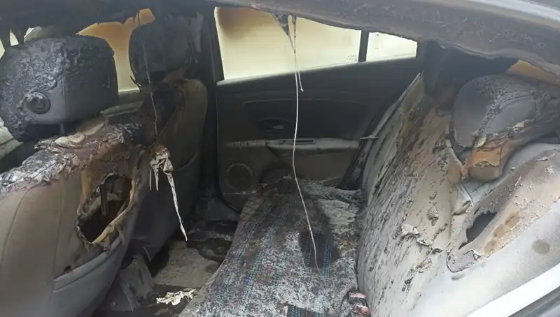 Esenyurt'ta Tehdit ve Şantaj: İstemediği Yanıt Arabasını Alev Alev Yaktı!